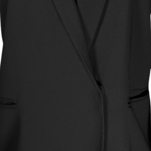 Madewell Women's Blazer Black Double Breasted Snap Button Office Suit Jacket 8 - Picture 5 of 10